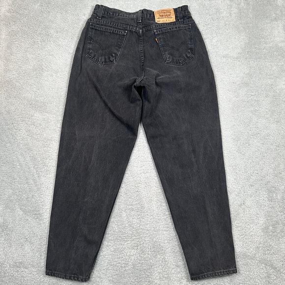 Vintage Levis 560 Jeans Mens 34x30 Black Denim Loose Fit Tapered Made USA 90s - Picture 2 of 14